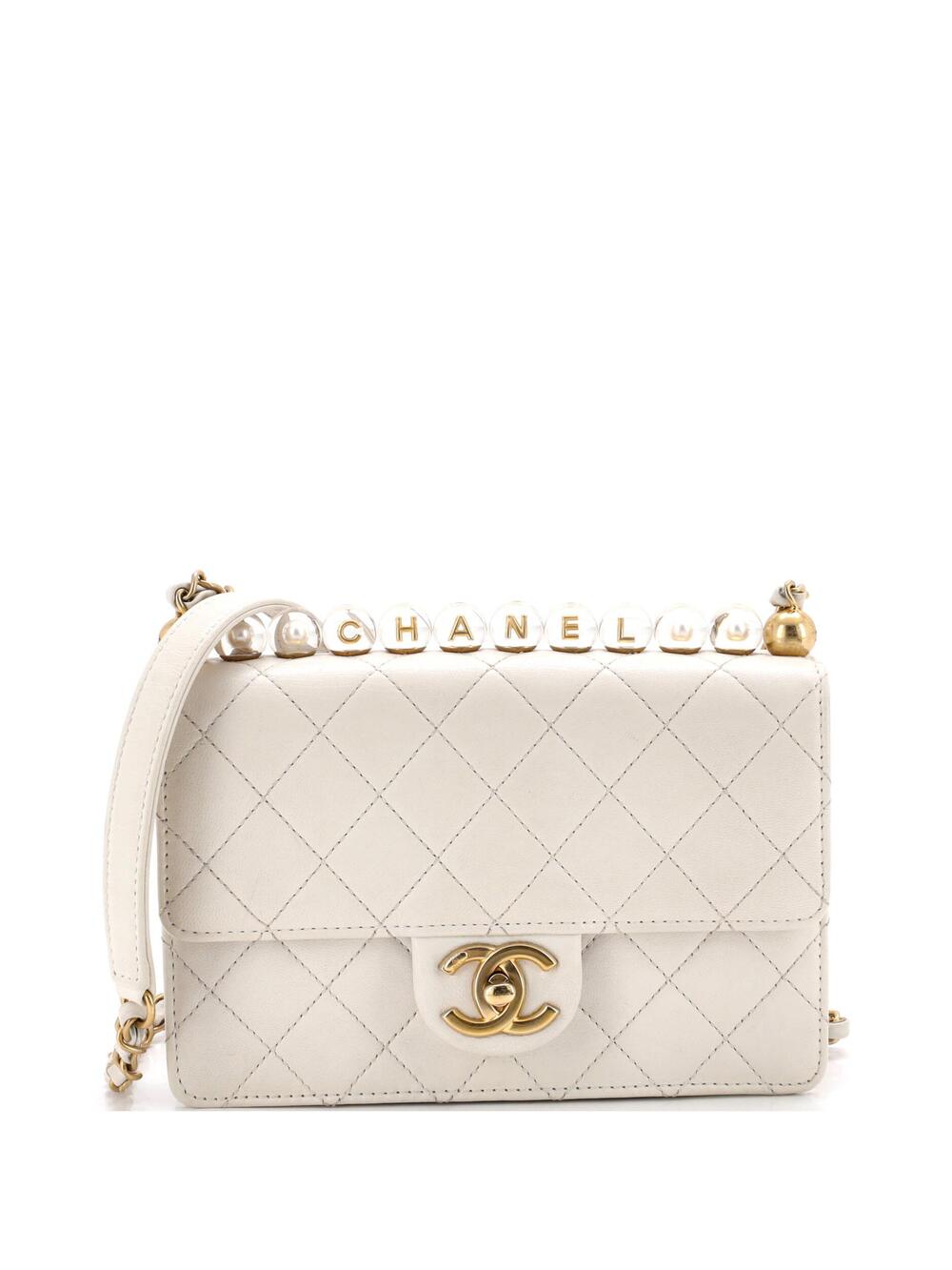 Chanel Chic Pearls Flap Bag Quilted #279526C38B
